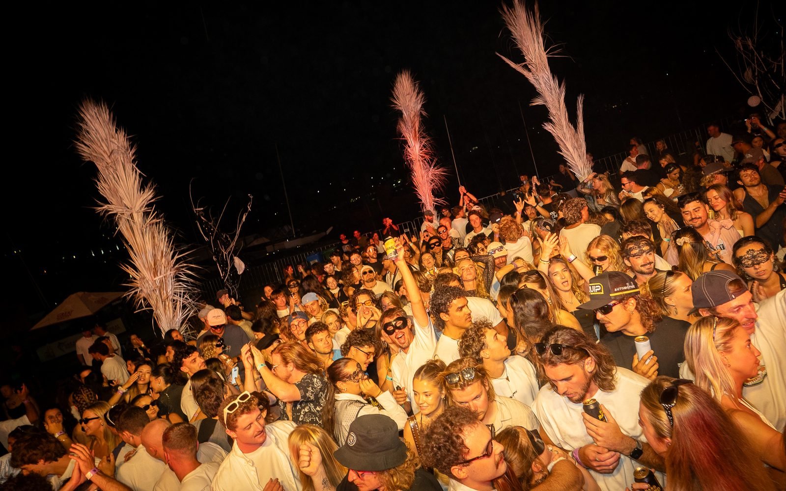 Crowd on the dancefloor at a BLOOM night