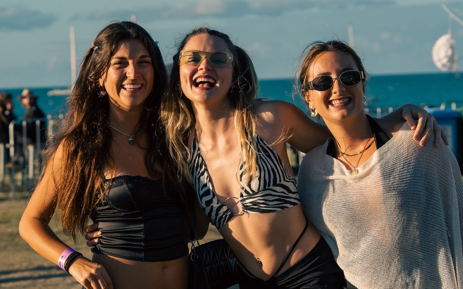 Friends at a BLOOM sunset session